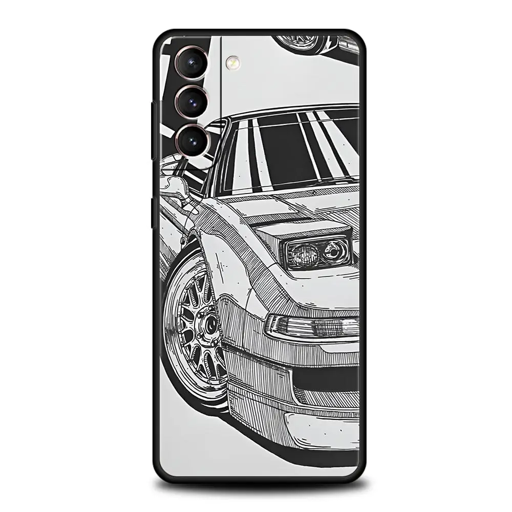 JDM Sports Cars Soft Silicone Phone Case