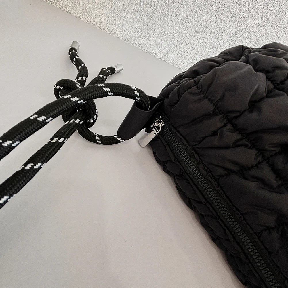 Nylon Quilted Cloud Crossbody Bag for Women