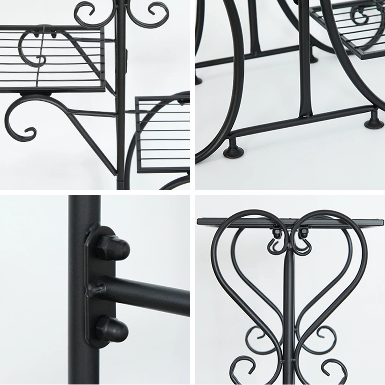 5 Tier Plant Stand and Flower Stand Flower Shelves Planter Rack Storage Organizer Display Indoor Garden Balcony