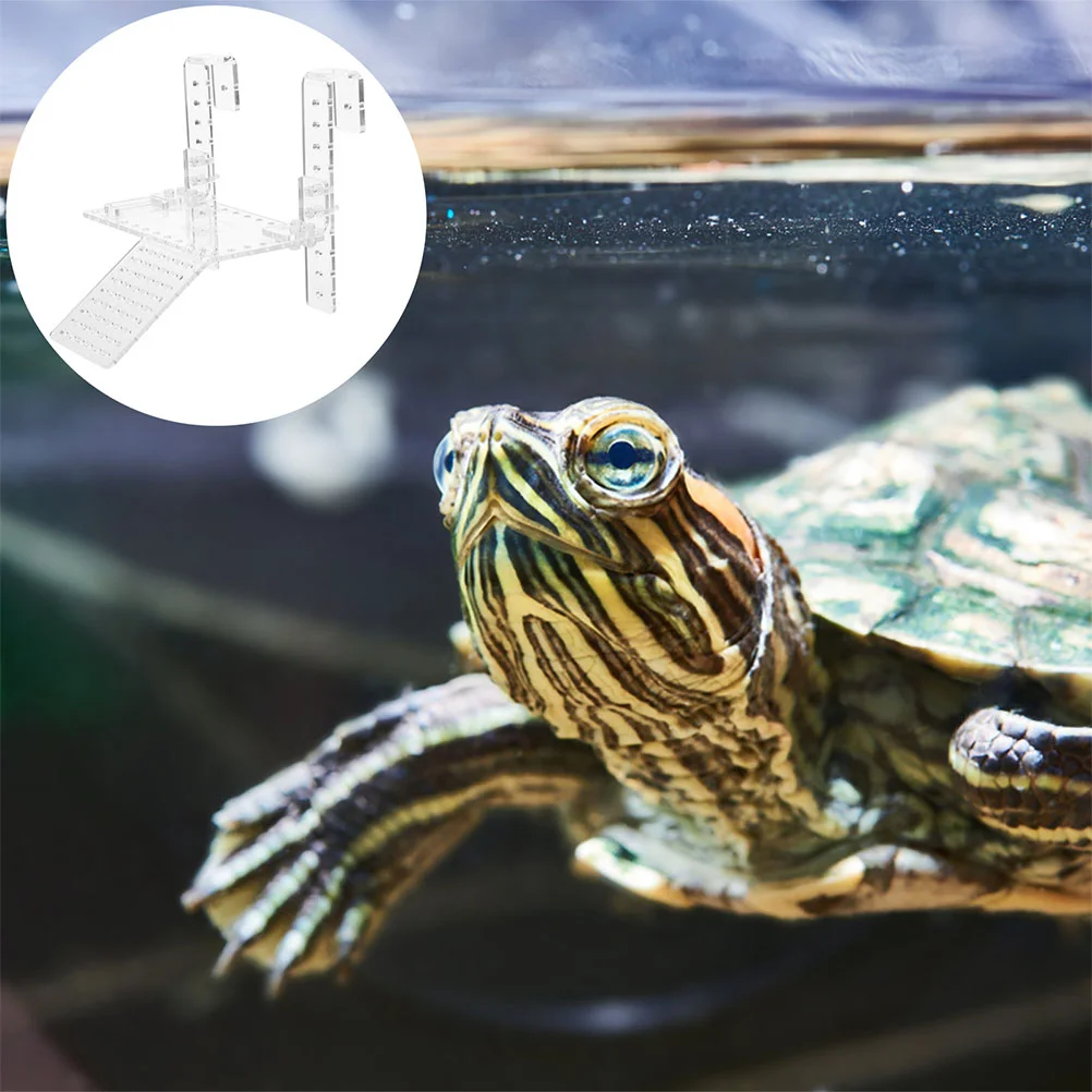 

Accessories Hanging Turtle Terrace Decor Indoor Ramp Acrylic Household Basking Platform