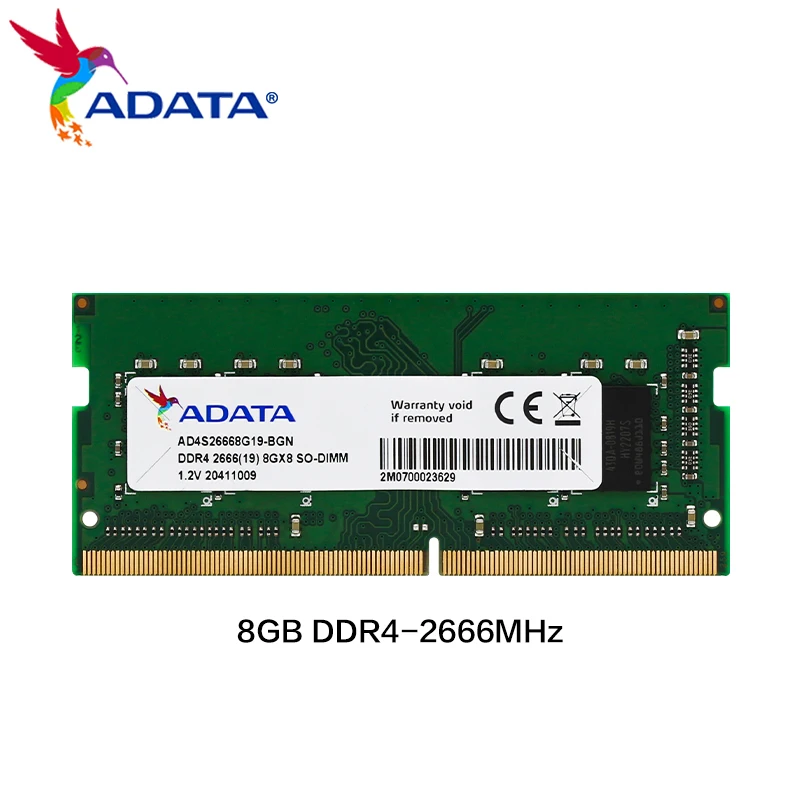 기존 ADATA Premier Memoria RAM DDR4 3200MHz 2666MHz 8GB 16GB 32GB SO-DIMM 컴퓨터 노트북 노트북 용 랜덤 액세스 메모리