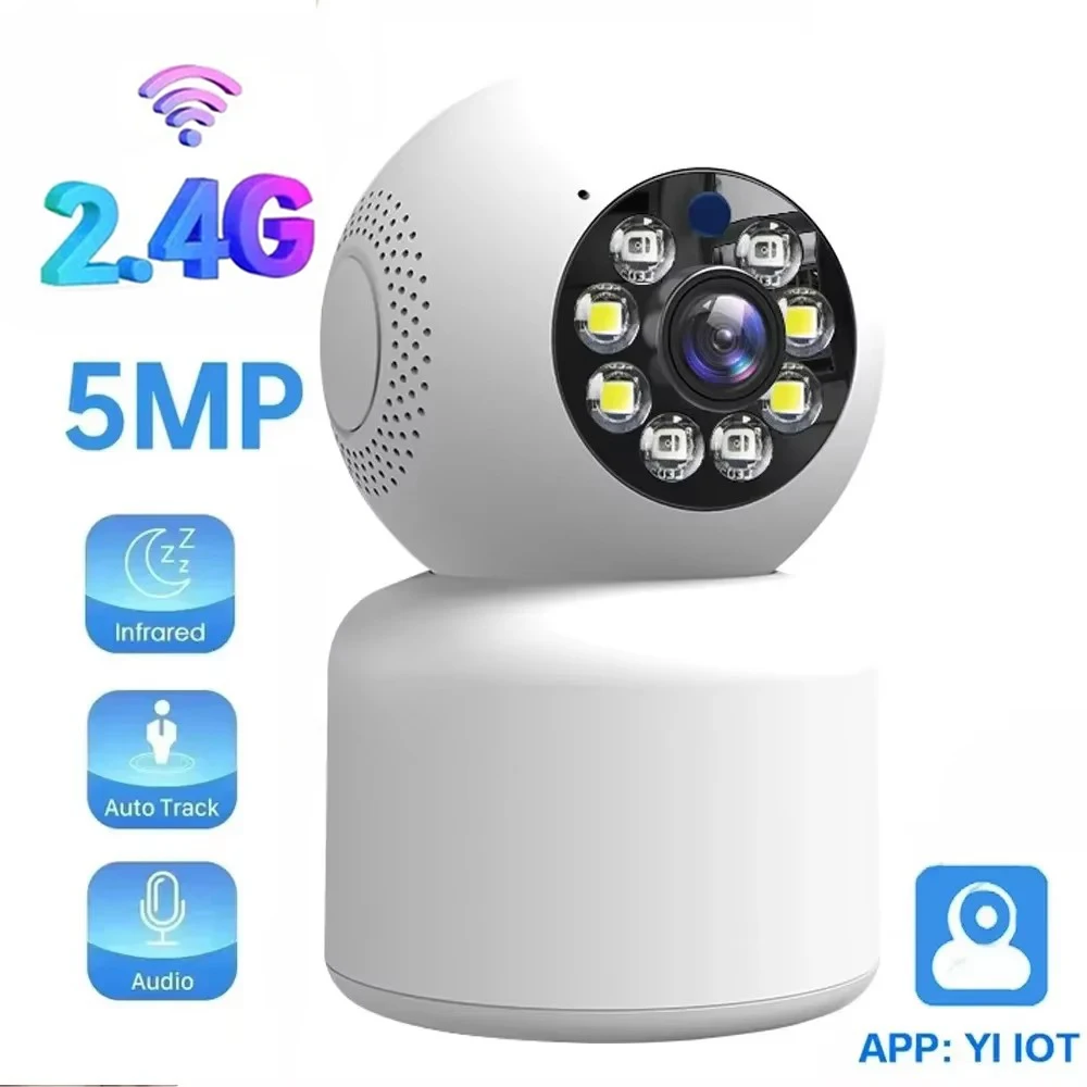 YI IOT 5MP Security Camera Indoor PTZ Camera Motion