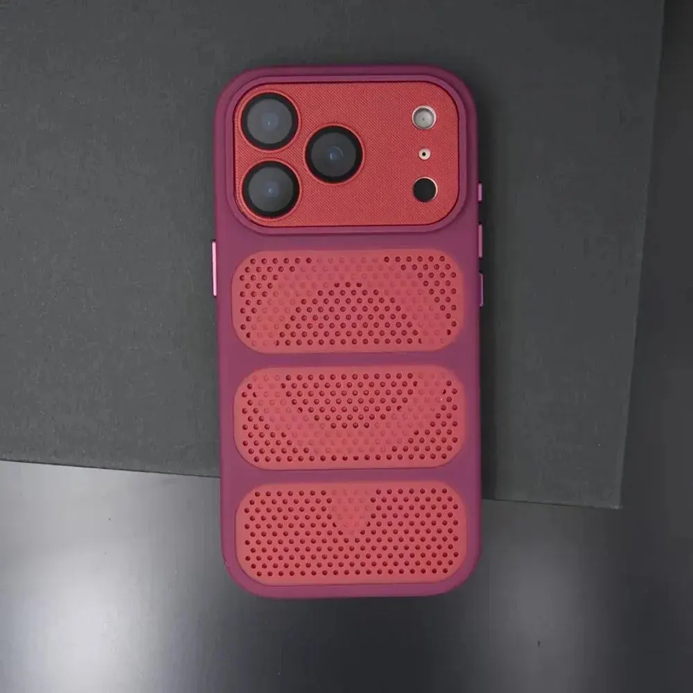 Enhanced Magnetic Cooling Shockproof Phone Case with Heat Dissipation and Hard PC Back Cover