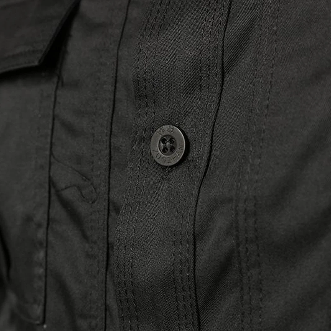 Black Uniforms Security Guard Uniform Clothing Workshop Outdoor Training Waterproof Summer Autumn Long Sleeve 5