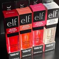 e.l.f. original Huile à lèvres revitalisante Glow Reviver, formule hydratante effet miroir, nourrit et repulpe les lèvres, couleur rose éclatante, gloss à lèvres Honey Talks 2