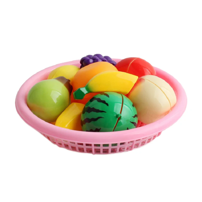

Pretend Play Plastic Food Toy Children Pretend Role Play Toy Cutting Fruit Vegetable