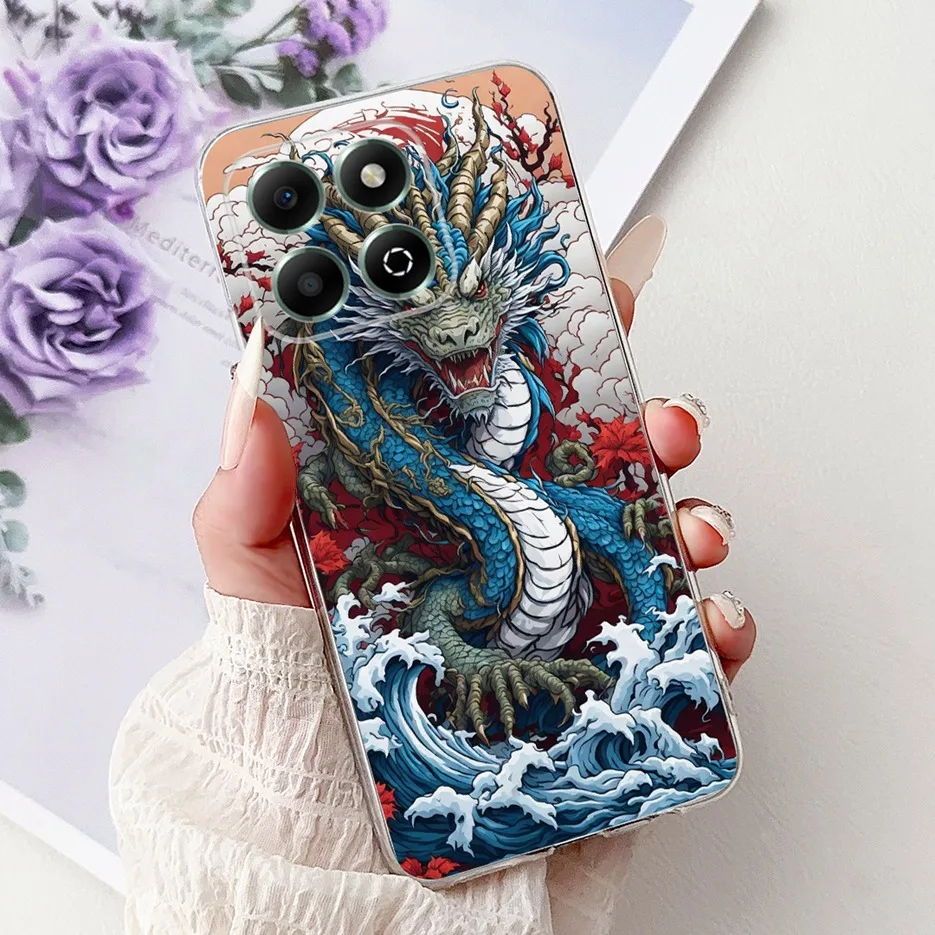 Charming Lucky Koi Painted Soft Slim Phone Case