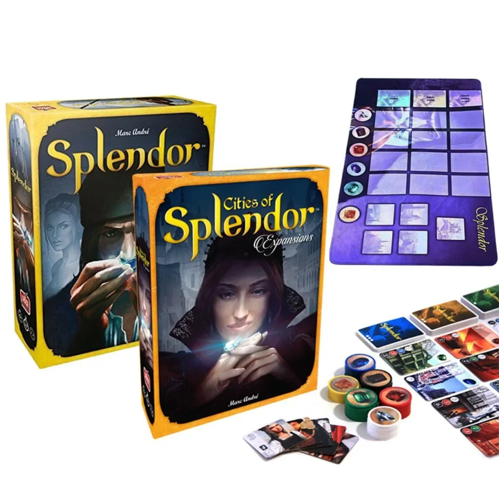 Splendor Board Game Marvel Board Game Jewel Pad English Battle Party Friends Party Role Play Game Collection