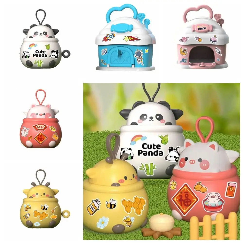 Adorable Panda Piggy Bank Bee Pig Candy House Animal Bank Safe Box Cute Large Capacity Children Money Boxes Children/Kids