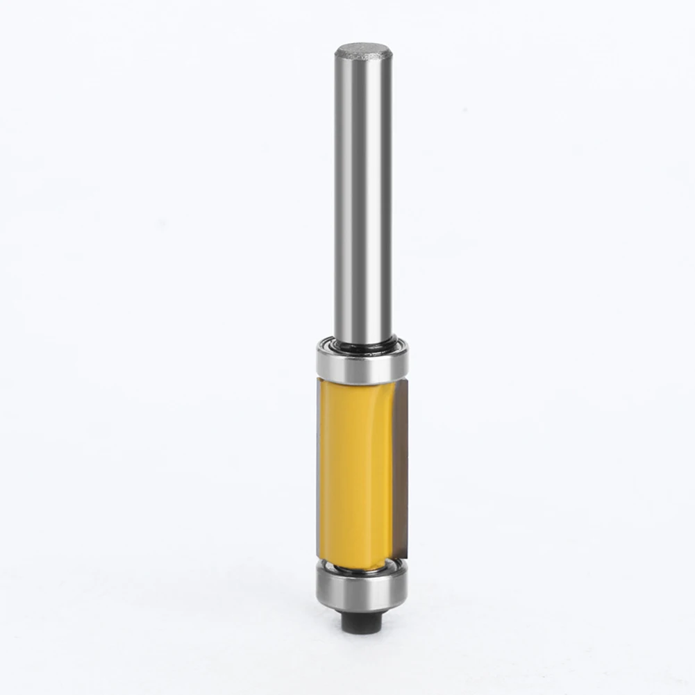 

8mm Router Bit Straight Trim Bearing Pattern Carbide Flush Double Bearing High-quality Router Bit 8mm Shank New