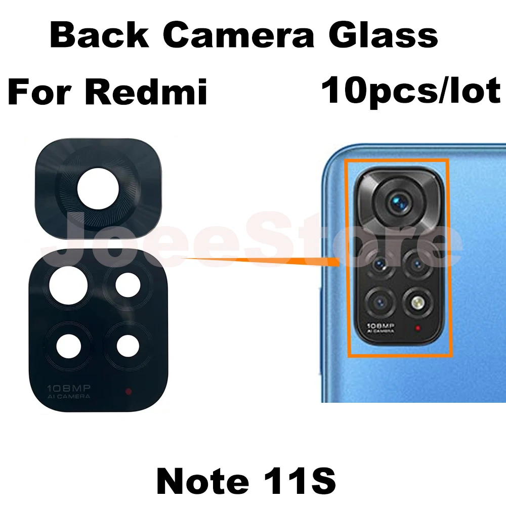 Lentille De Caméra (vitre) Pour Xiaomi Redmi Note 10 Pro 5G - Remplacement Avec Adhésif - Neuf
