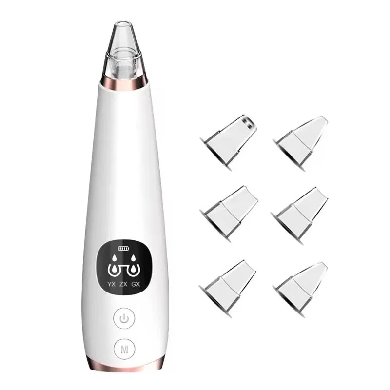 Electric Vacuum Blackhead Removal Set Nose Strip Machine Acne Remover Portable Cleaning Instrument Inhalation Device blackhead remover acne remover