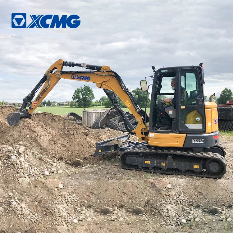 Маленький экскаватор XCMG XE55E