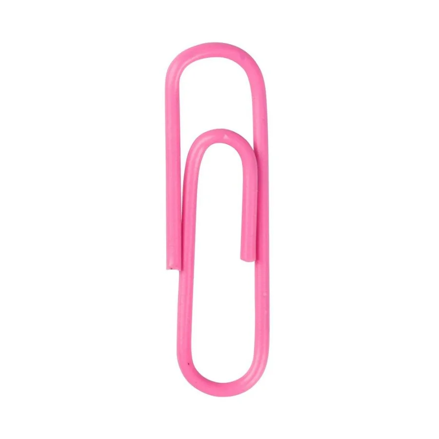 Pink Office Supply Set for Document Organization