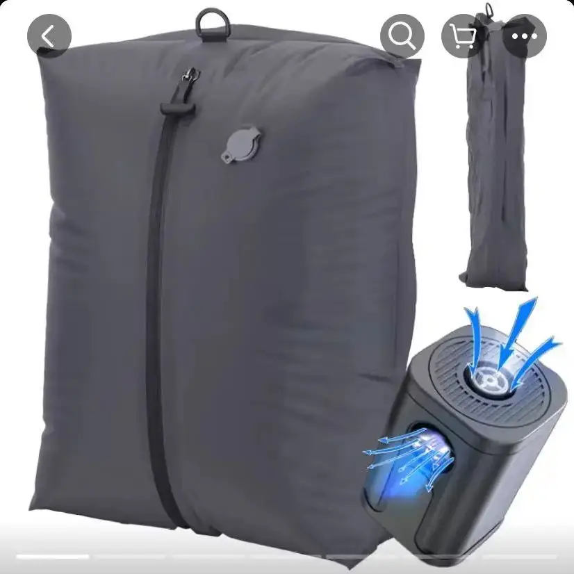 Waterproof TPU Vacuum Storage Bag for Travel Luggage - Compression Bags for Suitcases Backpacks And Boarding Bags