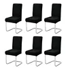 6pcs Waterproof Elasticity Chair Cover for Office Wholesale Jacquard Spandex Stretch Chair Cover Seater Case Kitchen Dining Room 1