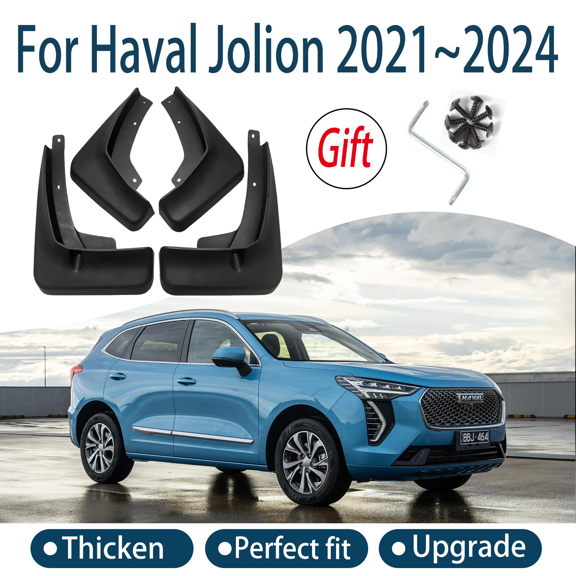 

Автозапчасти для Haval Jolion 2021 2022 2023 2024, подкладка крыла автомобиля, переднее и заднее колесо, аксессуары, брызговик