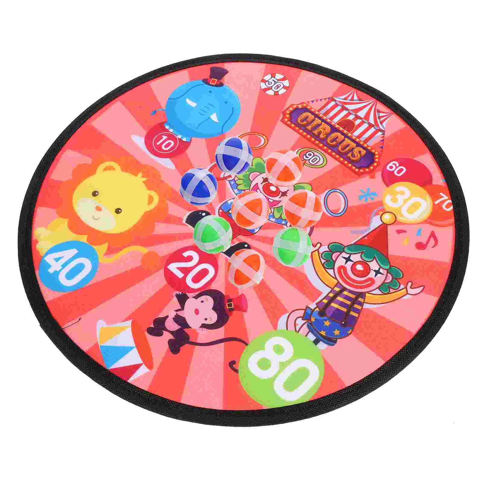 

1 Set of Toddlers Dart Board Game with Sticky Balls Kids Dart Board Game Toy