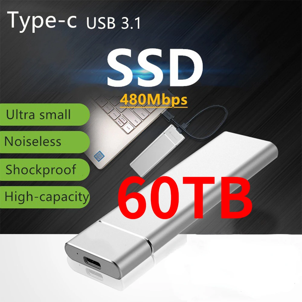 16TB 10TB 8TB 4TB 2TB Portable SSD Mobiele Solid State Drive Computer
