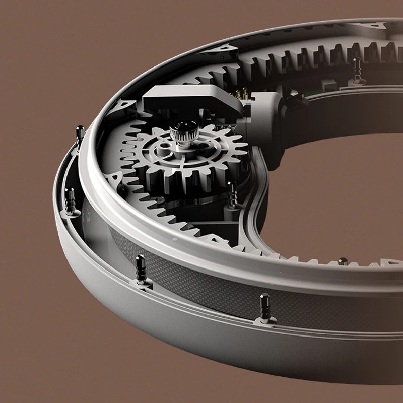 2022 오리지널 MOESTAR UFO 개폐식 애완 동물 가죽 끈 2 플러스 개 견인 로프 유연한 링 모양 3.0m 충전식 LED 조명