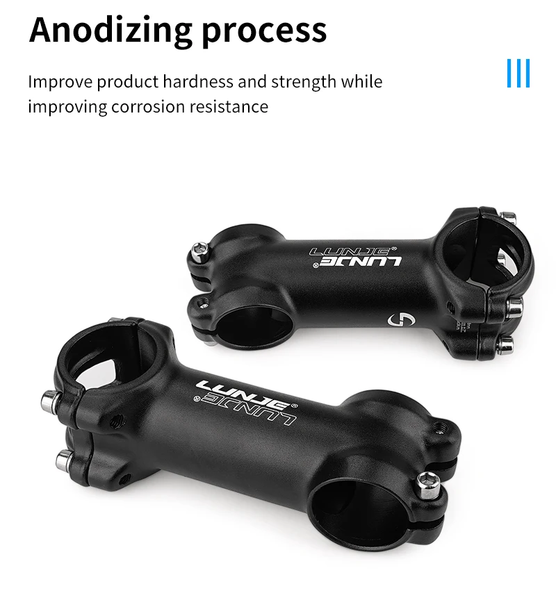 7 grad Vorbau Mountainbike Lenker Vorbau 25,4/31,8mm Aluminium Legierung MTB Power Radfahren Teile 50/60/70/80/90/100mm – Detail 7