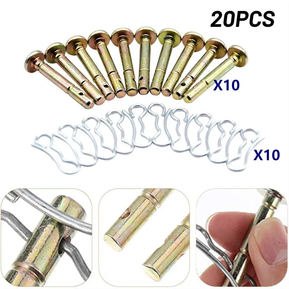 Shear Pins&Cotters For SnowBlowers 738-04124A 714-04040 Outdoor Garden Snow Blowers Parts 2/10/20Pcs snow blower shear pins cotters