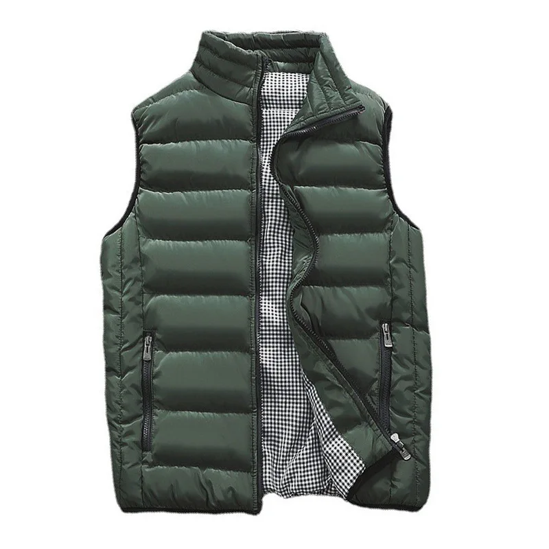 

Brand Clothing Vest Jacket Mens New Autumn Warm Sleeveless Jacket Male Winter Casual Waistcoat Men Vest Plus Size Veste Homme