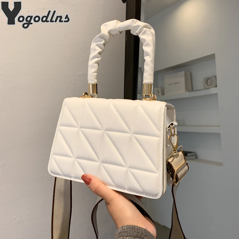 De las mujeres de la pequeño bandoleras con solapa de diseñador hombro bolsos de mensajero de cuero PU Femael Bolsa | | - AliExpress