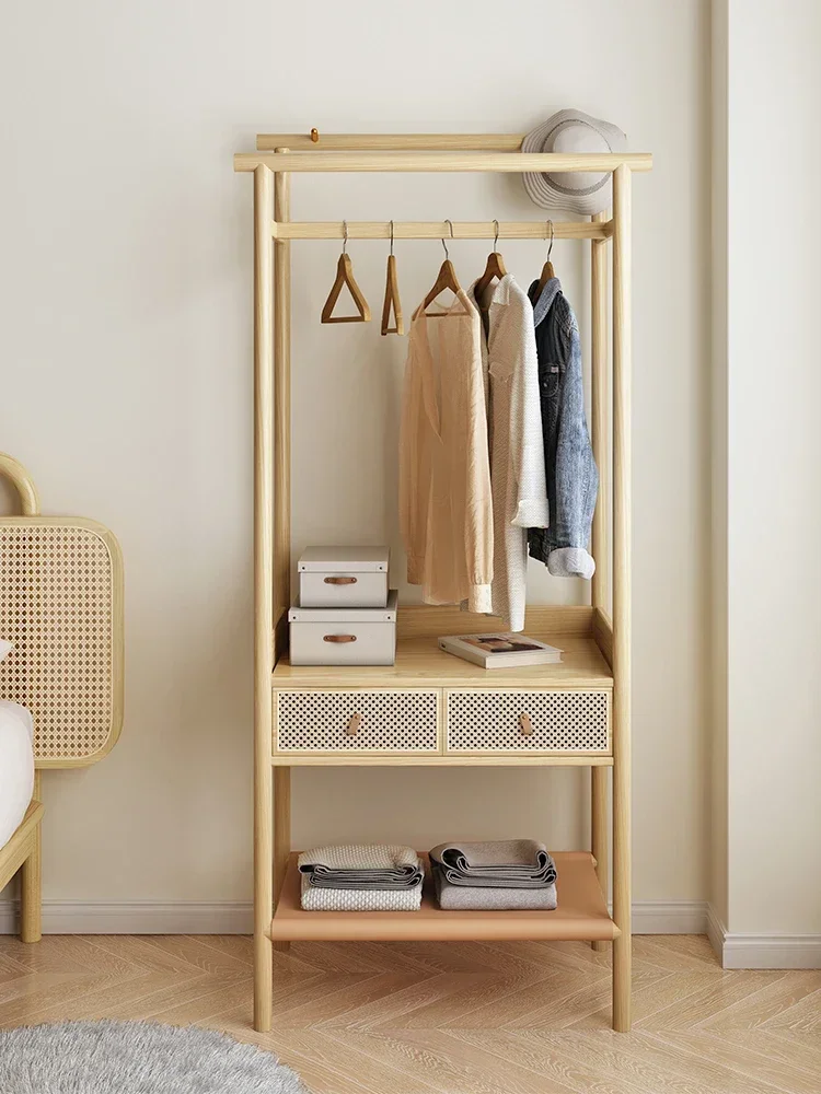 

Вешалка для пальто, напольная вешалка из массива дерева, вешалка для одежды для спальни