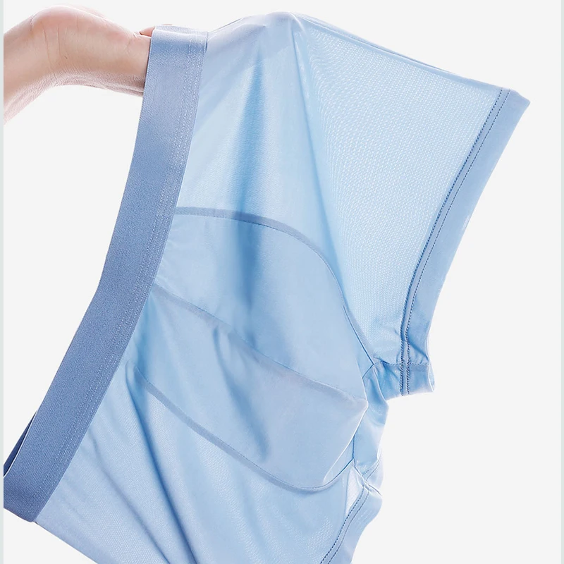 

2PCS Xiaomi Men's Boxershorts Ice Silk Antibacterial Underpants Thin Breathable Soft comfortable Underwear Male Panties