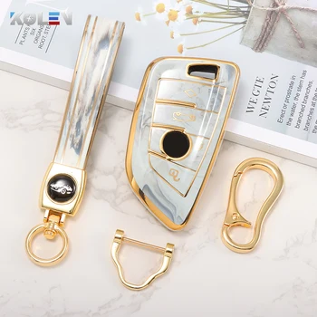 Nuovo TPU Auto Chiave A Distanza Della Copertura Della Cassa Borsette Per BMW X1 X3 X5 X6 X7 G20 G30 G01 G02 G05 G11 G32 1 3 5 7 Serie G70 F15 Accessori