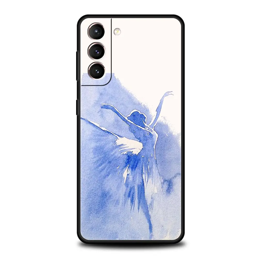 Artistic Gymnastics Watercolor Soft Silicone Phone Case