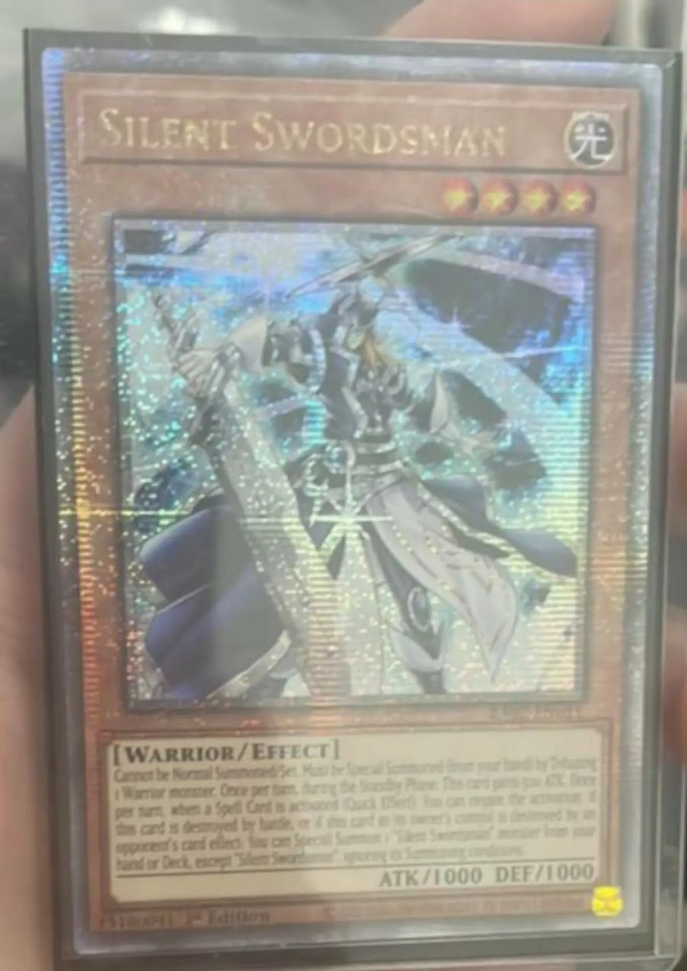 Yugioh KONAMI Duel Monsters RA02-EN011 Silent Swordsman 25th Quarter  Century Secret English TCG Collection Mint Card - AliExpress, image size:1359x1920