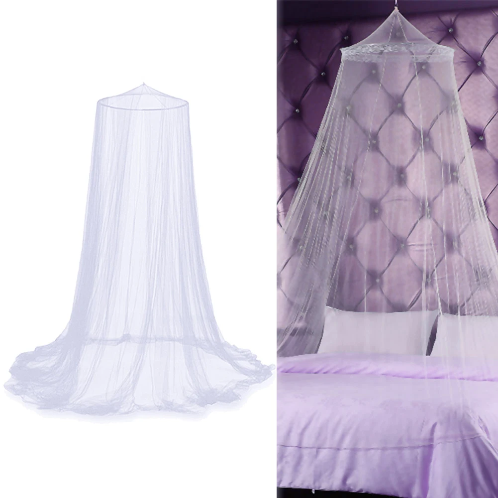 Mosquito Mesh Net for Bed Canopy Large Dome Mosquito Net Hanging Bed Net Tent Hanging Fly Insect Repellent Dome Tent Bedding