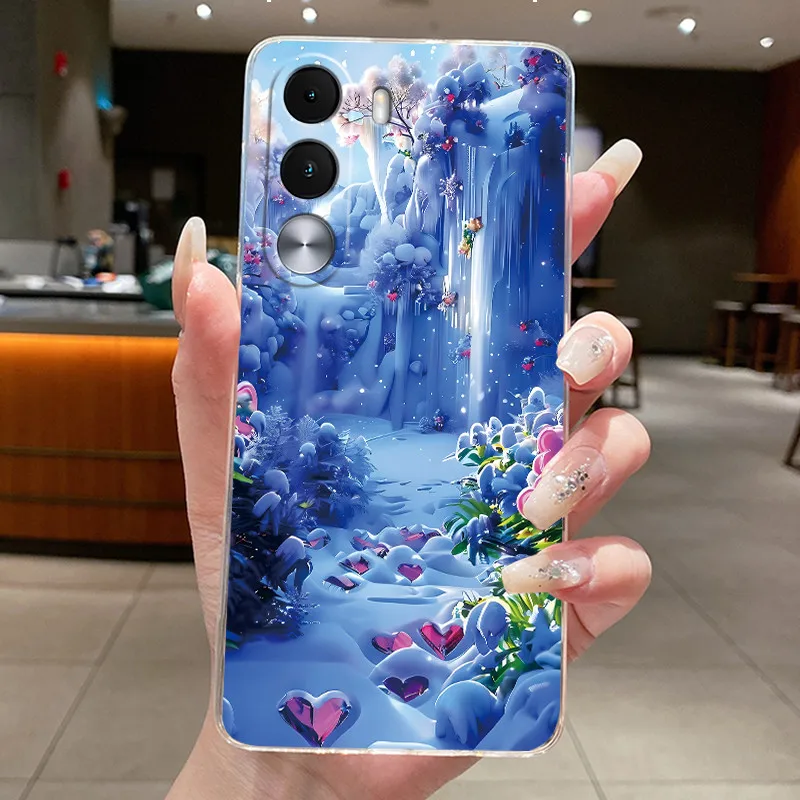 Aesthetic Cute Cat Soft Silicone Transparent Phone Case