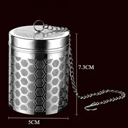 Stainless Steel Tea Infuser with Extended Chain and Fine Mesh Filter (M)