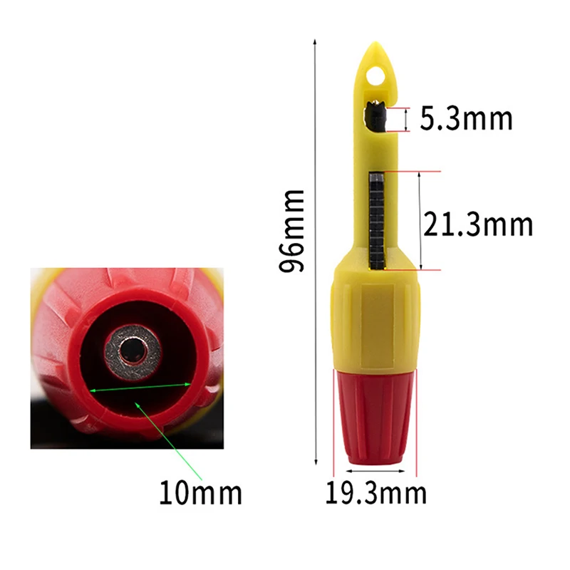 자동차 수리 DIY 액세서리 절연 와이어 피어싱 펑크 프로브 테스트 후크 클립, 2mm, 4mm 소켓 포함, 1 개, 2 개