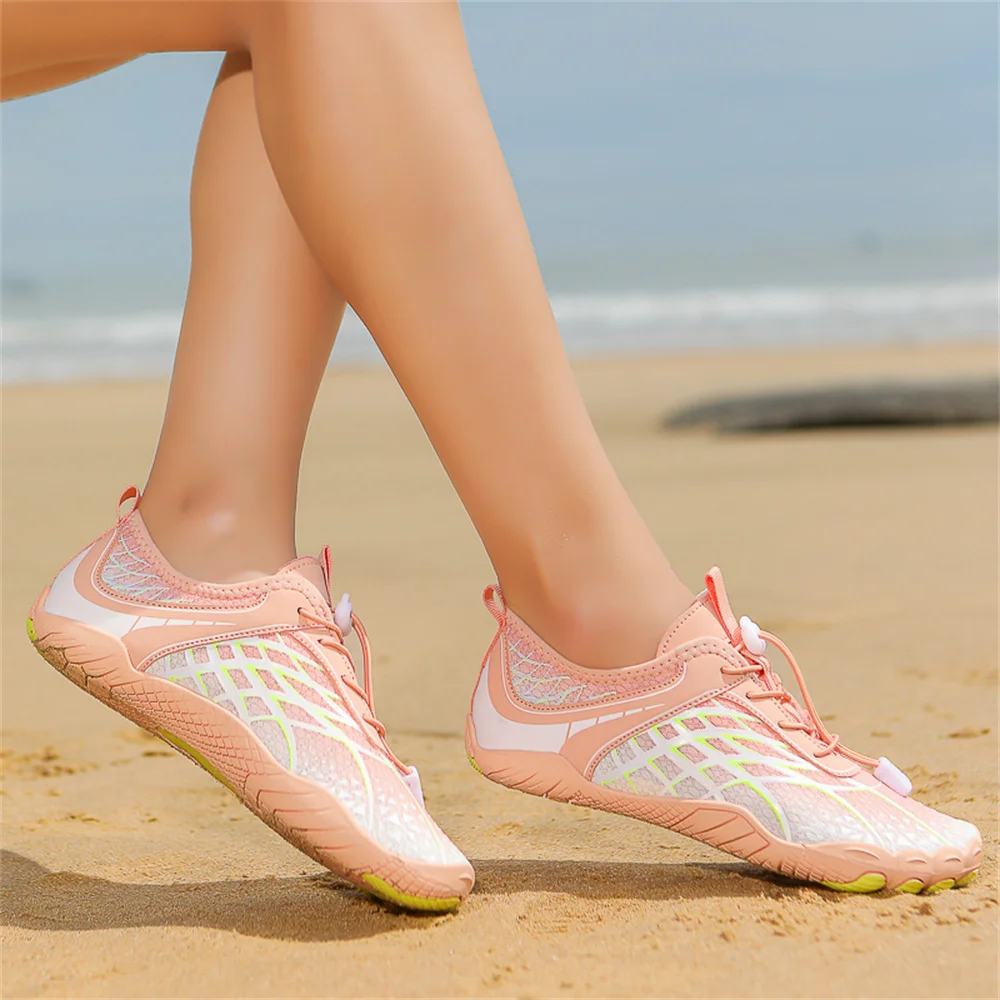 Water Shoes Summer Upstream Wading Five Fingers Barefoot Aqua Shoes Beach Seaside Swimming Sneakers Unisex Men Women