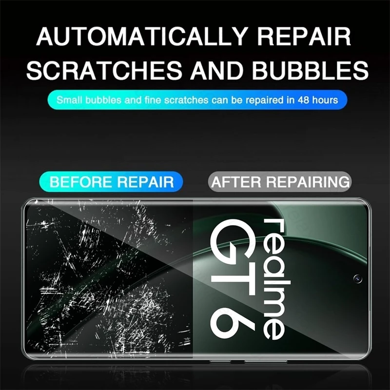 6-in-1 Hydrogel Film Screen Protector with Camera Glass