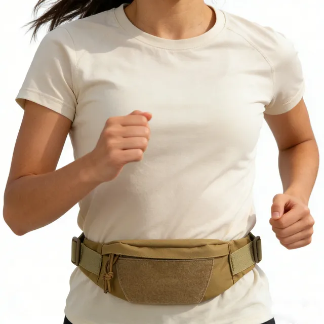 Workout Running Waist Bag Jogging Belt Pouch Nylon Zip Fanny Pack Sport Runner Crossbody Bags Men And Women 5