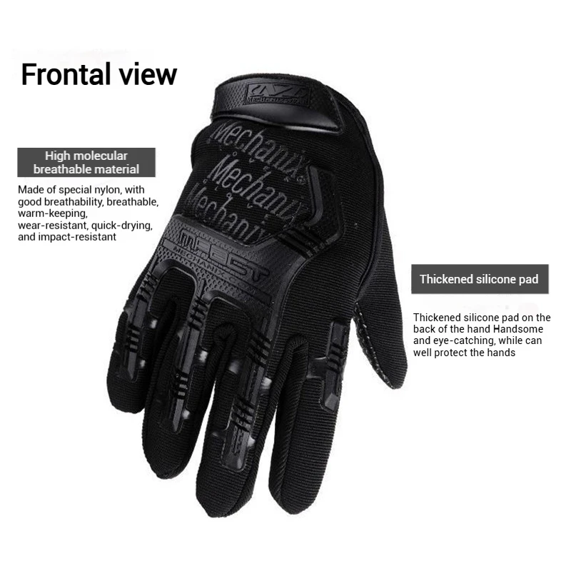 Tactical Full Finger Protective Motorcycle Gloves Outdoor Non-slip Training Hunting Fighting Cycling Riding Gloves
