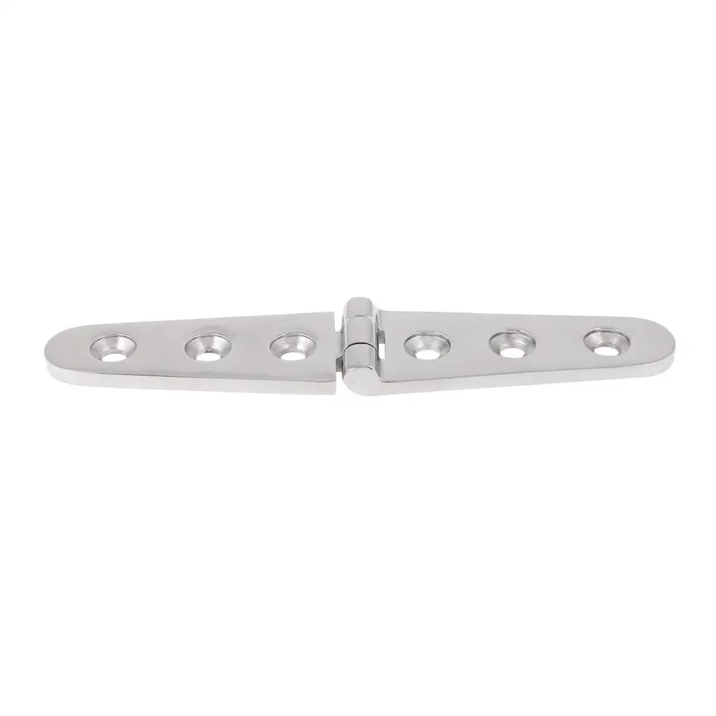 

Magicdeal 316 Stainle Steel Marine Boat Cabin Hardware Flush Door Hinge Silver