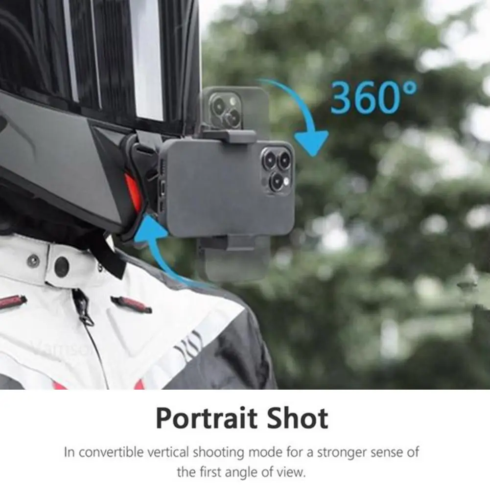 Cycling Mobile Phone Chin Bracket, Sports Camera Accessories, Cycling Fixed Shooting, Motorcycle Integrated Helmet Strap