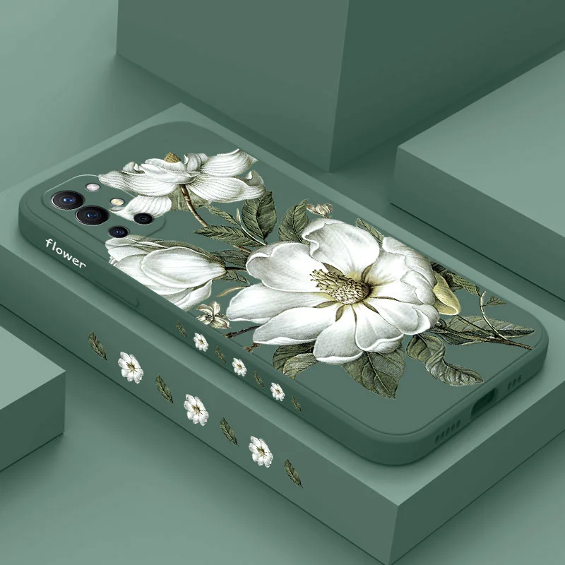 Wild Flowers Liquid Silicone Phone Case