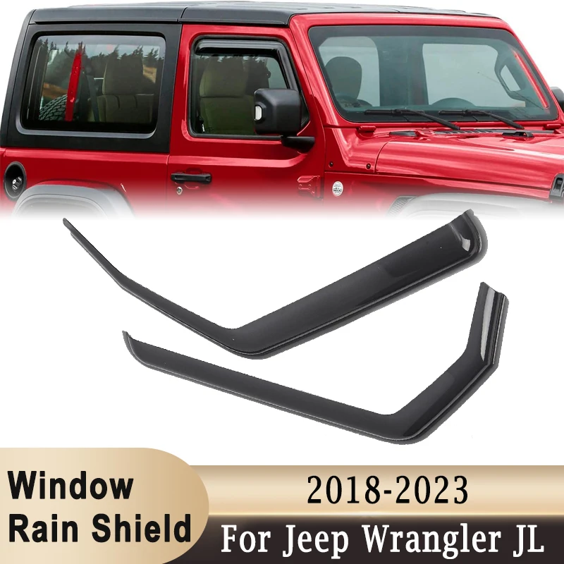 For Jeep Wrangler Jl Unlimited 2 Door 20182020 2pcs Side Window Glass