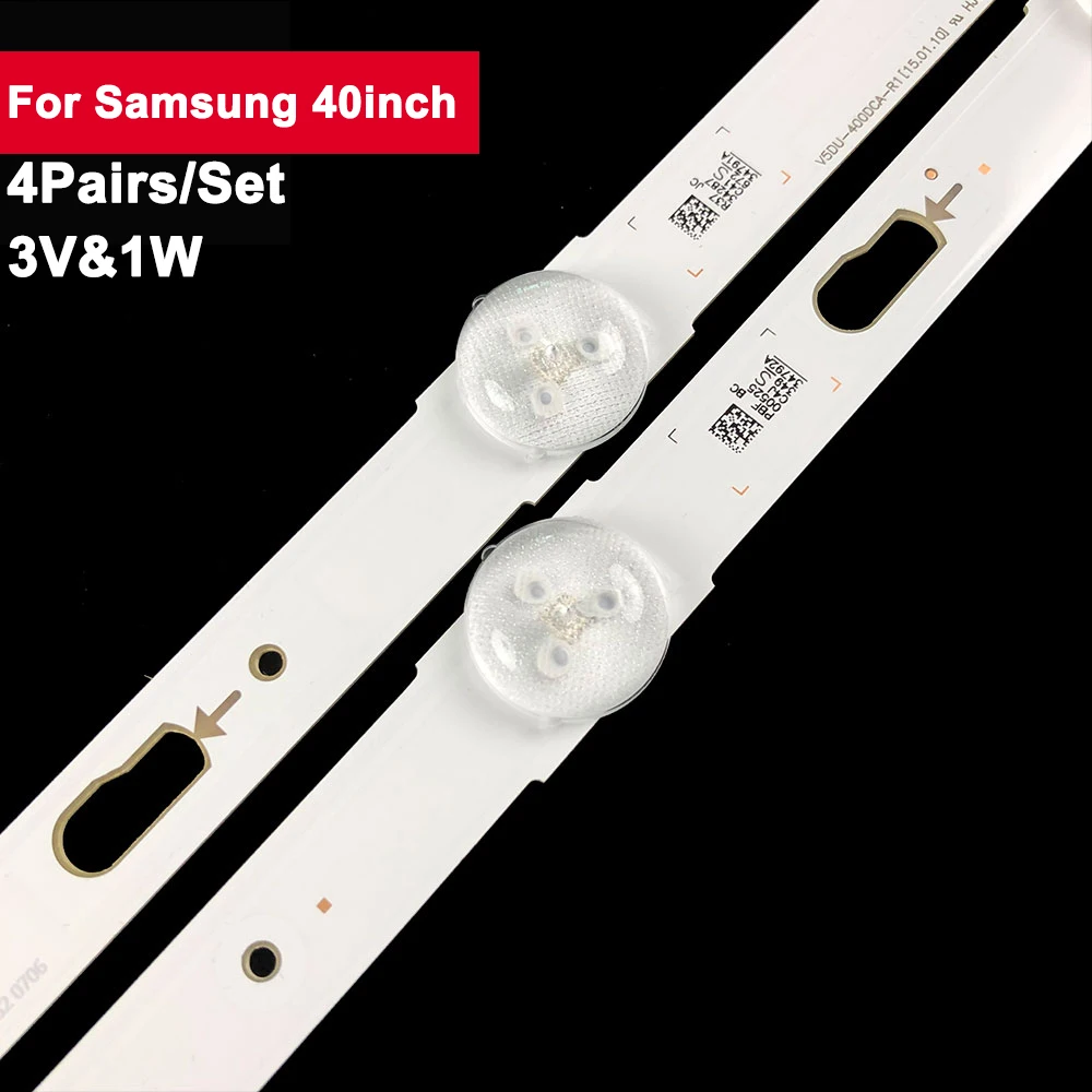 Retroilluminazione Tv 3V Led Per Samsung 40 Pollici Muslim-4 Paia/Set Led Light Strip Repair Un40Ju6500Afxza Ue40Ku60