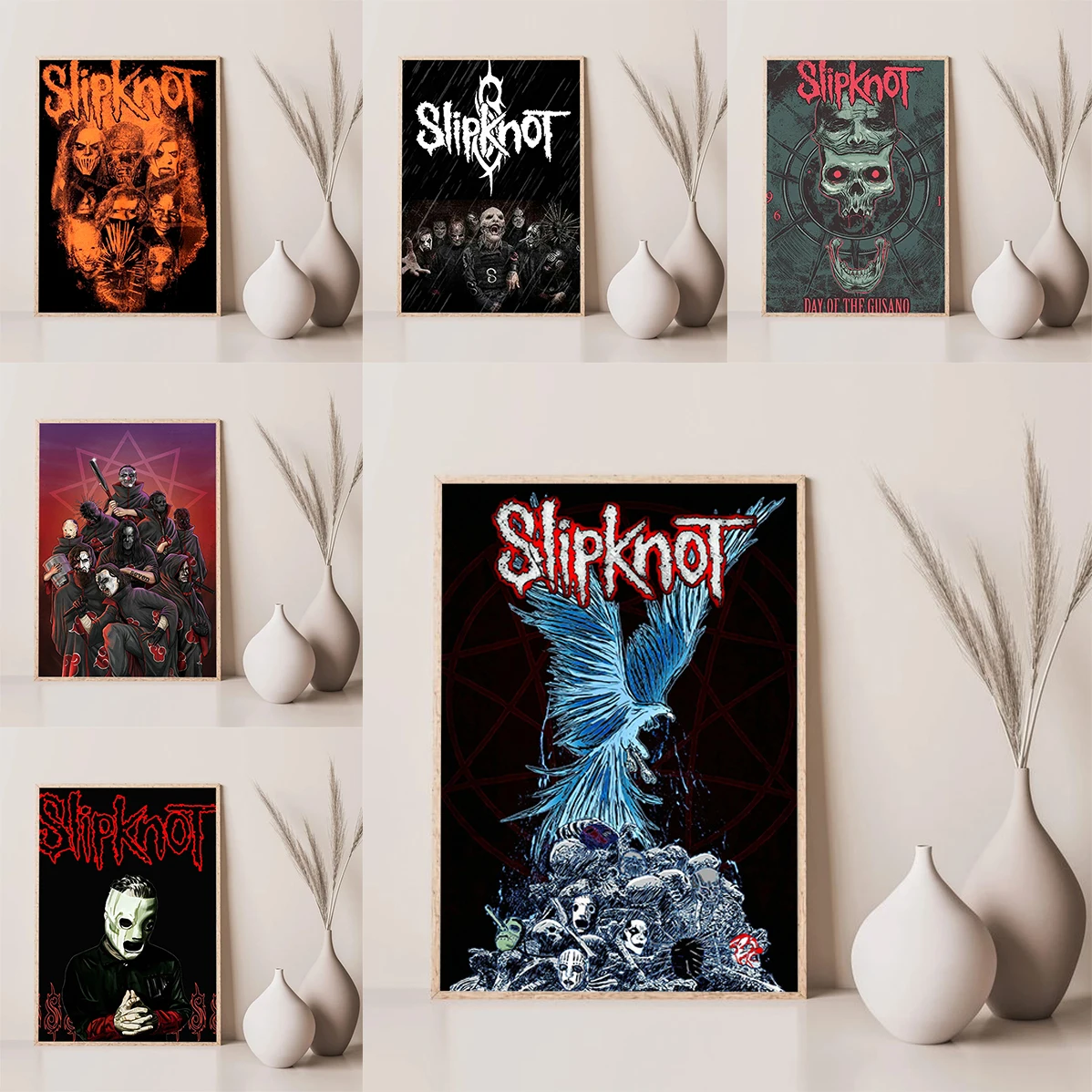 

Rock Band S-Slipknot Poster Posters for Wall Art Home Painting on Canvas Living Room Decoration Decorative Paintings Print Decor