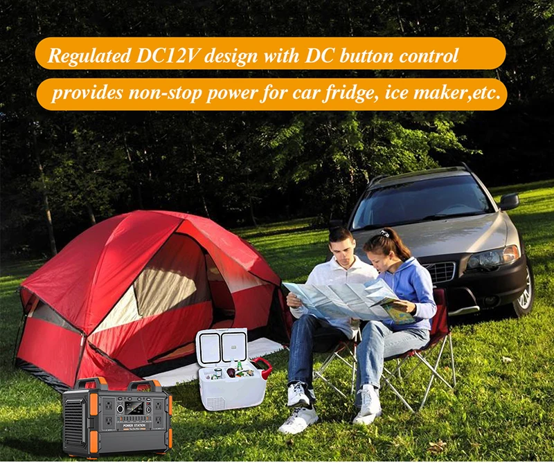 LiFePO4 Portable Power Station 1200W 1008WH Mobile Power Supply Solar Generators