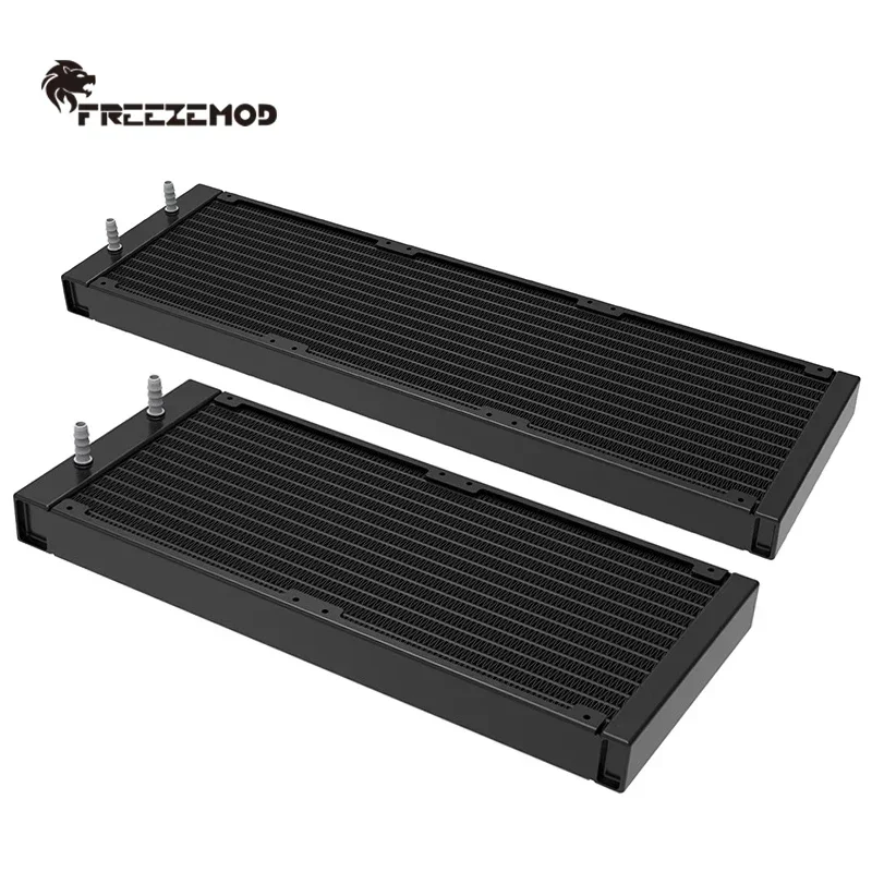 Zemod-caixa do Radiador de Refrigeração a Água 420 280 Boca do Pagode 22 Grossa 14 Pcs Tubo Plano para pc Impressão Médica a Laser