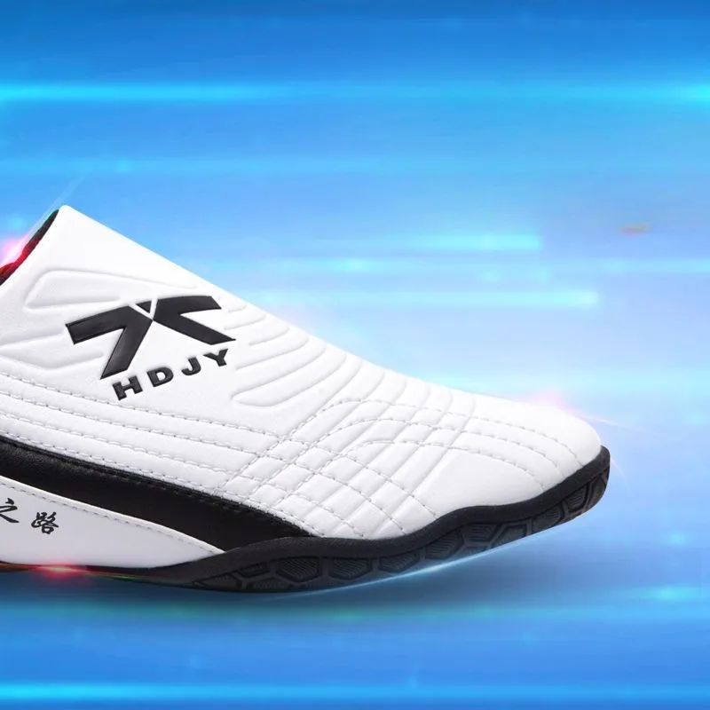 Breathable Men Women Martial Arts Shoes Non-slip Indoor Fitness Competition Sports Shoes Soft Sole Comfortable Taekwondo